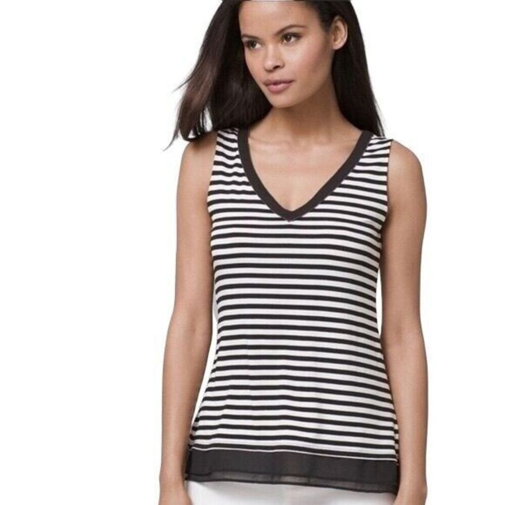 WHBM Top Womens Small Sleeveless Blouse Fairy Corpcore Office Whimsigoth Witch